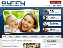 Tablet Screenshot of duffyagency.com